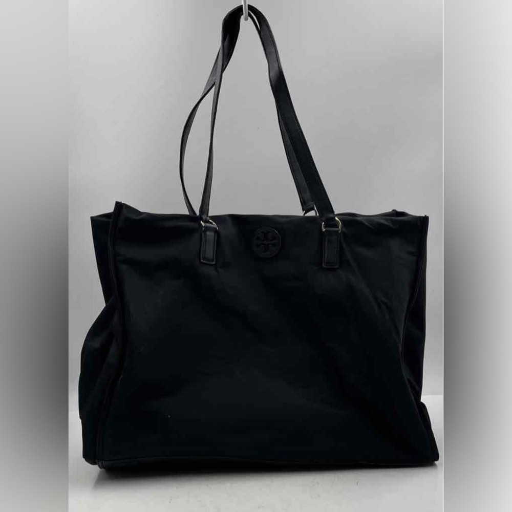 Tory Burch Black Nylon Tote Bag